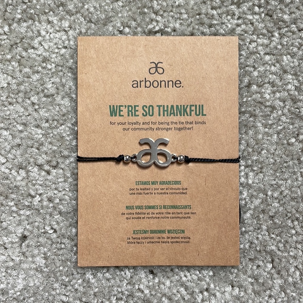 Arbonne “Thankful” Bracelet